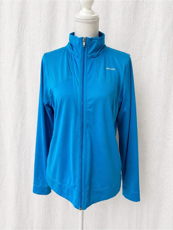 Reebok Jackets & Blazers - Reebok Women’s Zip-Front Jacket in Bright Blue